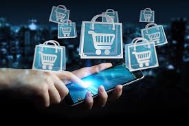 E-commerce E-commerce (electronic commerce) can be defined or said as the act of buying and selling goods and services, or the transfer of funds or data, over an electronic network, mainly the internet.